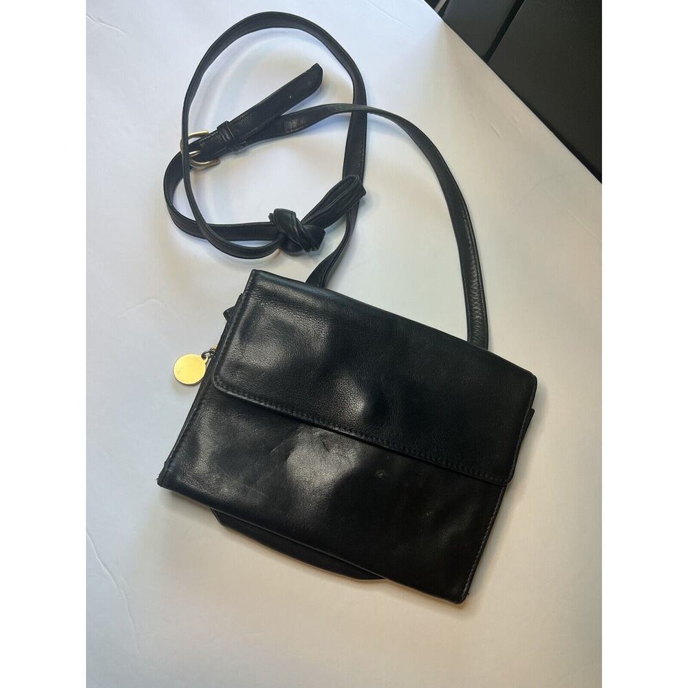 Classiques Entier Black Shoulder Leather Handbag Women